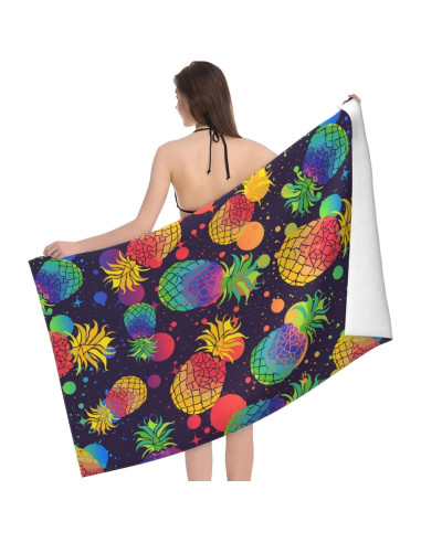 Toalla de Playa VOOHDDY Microfibra Secado Rápido 132x81cm