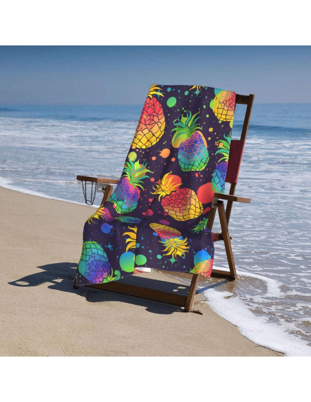 Toalla de Playa VOOHDDY Microfibra Secado Rápido 132x81cm