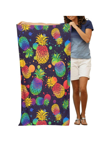 Toalla de Playa VOOHDDY Microfibra Secado Rápido 132x81cm