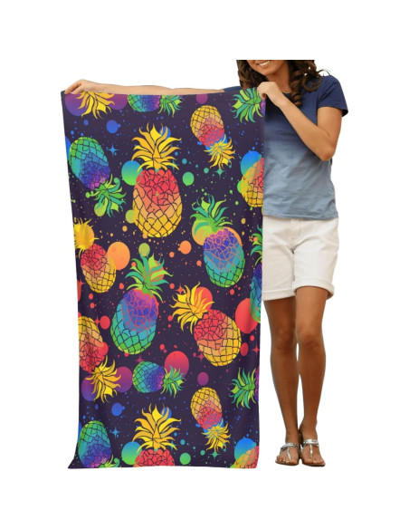 Toalla de Playa VOOHDDY Microfibra Secado Rápido 132x81cm