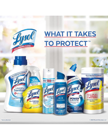 Lysol Limpiador Multi-Superficies 2x Concentrado 828 ml Cool Adirondack