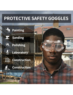 Gafas de Seguridad GOL-SIV ANSI Z87.1 Antivaho y Resistente 2