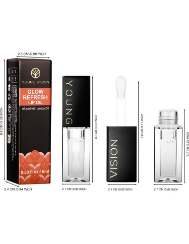 Brillo Labial Hidratante Young Vision con Aceite de Jojoba 5.9 ml