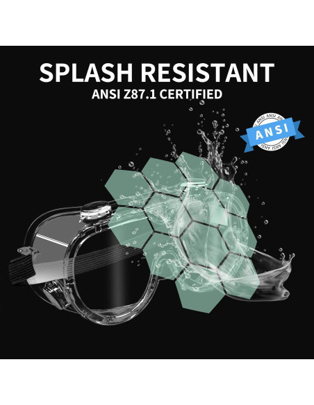 Gafas de Seguridad GOL-SIV ANSI Z87.1 Antivaho y Resistente