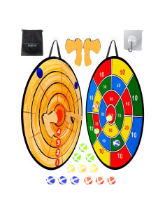 Juego de Lanzamiento de Hachas de Espuma JstFrU 66 cm Doble Cara