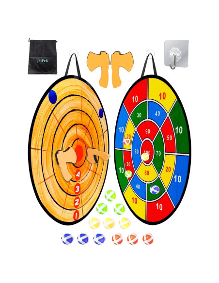 Juego de Lanzamiento de Hachas de Espuma JstFrU 66 cm Doble Cara