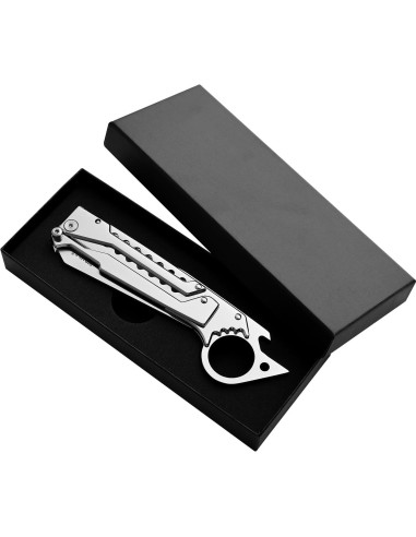 Cuchillo Plegable Zsrisle de Acero Inoxidable 24.6 cm Plata