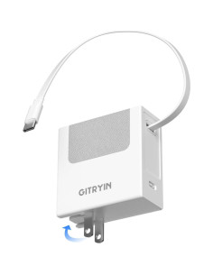 Cargador de Pared Retráctil Gitryin 8 en 1 40W con 1 Lightning y 3 Type-C 2