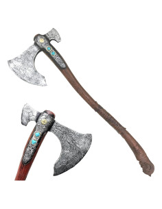 Hacha de Guerra Medieval La Compañía de Cosplay GWAXE 92.7 cm