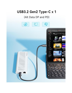 MINISFORUM S100 Mini PC 8GB RAM 128GB SSD 12 Gen 4K 2