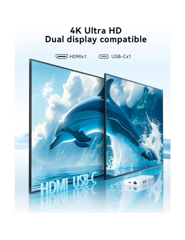 MINISFORUM S100 Mini PC 8GB RAM 128GB SSD 12 Gen 4K