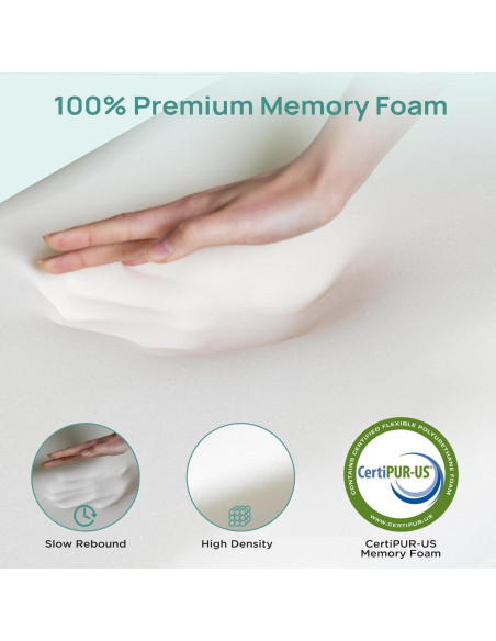 Colchón Twin Releep RL-20201-T Espuma Memoria 7.62 cm