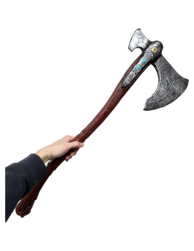 Hacha de Guerra Medieval La Compañía de Cosplay GWAXE 92.7 cm
