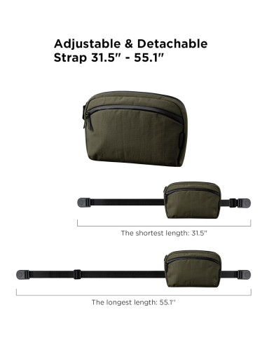 Bolsa de Hombro ALPAKA Flight Sling 2L Verde Compacta