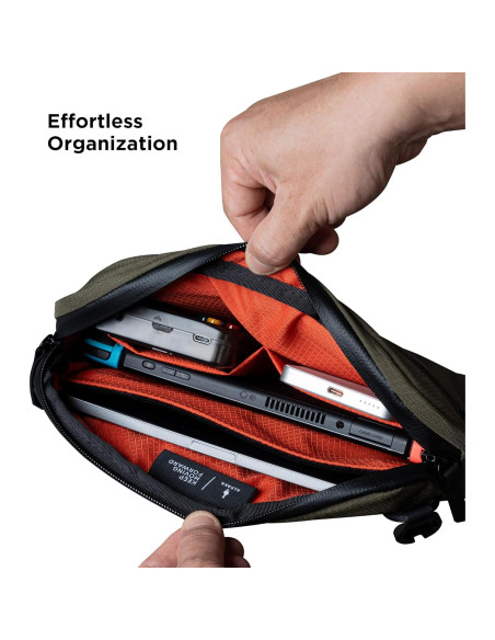 Bolsa de Hombro ALPAKA Flight Sling 2L Verde Compacta