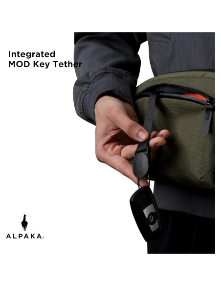 Bolsa de Hombro ALPAKA Flight Sling 2L Verde Compacta