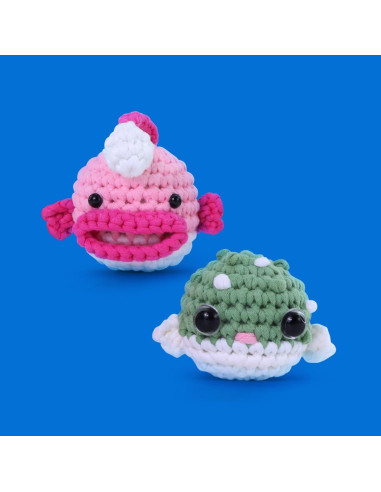 Kit de Crochet Brillante NestledCrafts Hootwin para Principiantes