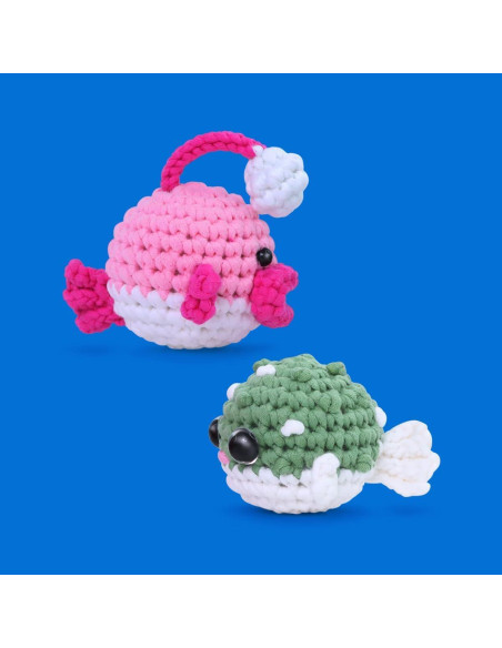 Kit de Crochet Brillante NestledCrafts Hootwin para Principiantes