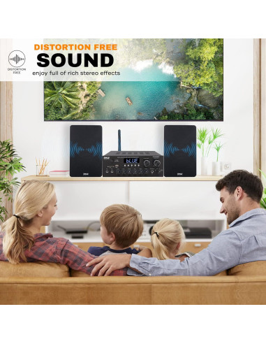 Altavoces de estantería Pyle PSMSP6 6.5" para cine en casa