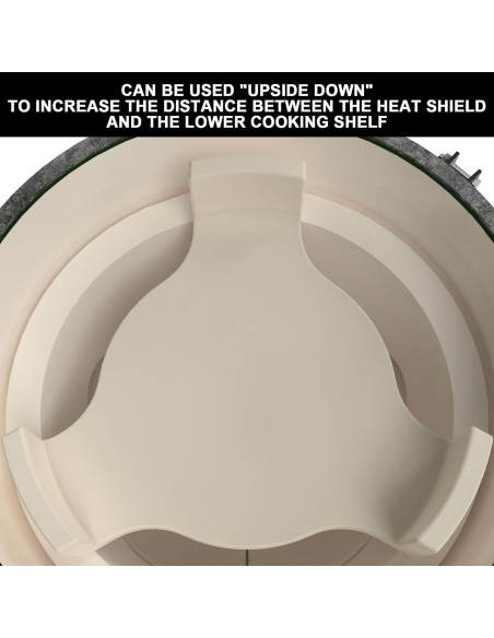 Deflector de Calor de Cordierita 45.72 cm para Big Green Egg