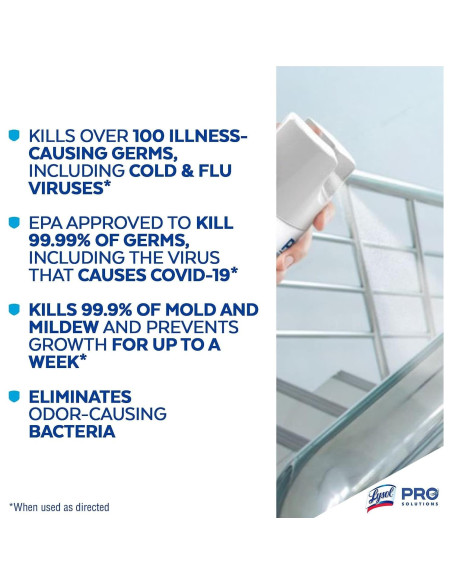 Aerosol Desinfectante Lysol 538g - Mata 99.9% Virus y Bacterias Aerosol Desinfectante Lysol 538g - Mata 99.9% Virus y Bacterias