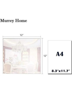 Espejo de Pared Cuadrado Murrey Home 12" - Juego de 4 2