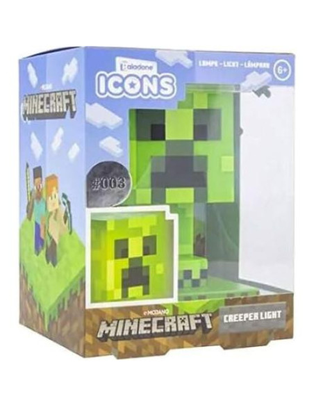 Lámpara de Noche Creeper Minecraft Paladone 12 cm