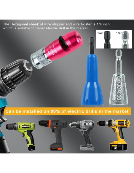 Destripador de Cables Automático ZEosonor 4 Piezas 6-14 AWG