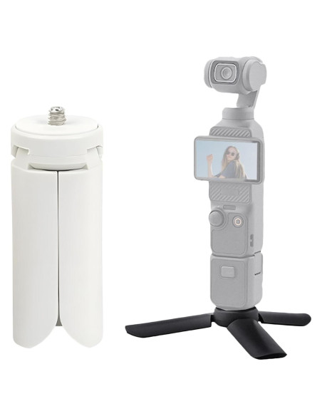 Trípode Mini TYUANDOUER Plegable para DJI Osmo Pocket 3 - Blanco