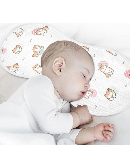 Pañales de Eructo Kigai de Algodón Shiba Inu 22x11cm