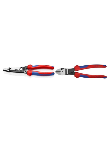 KNIPEX Juego de Cortador Diagonal y Pelacables 8" Profesional