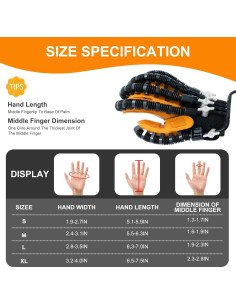 Guante Robótico de Rehabilitación BLIUJQ Mano Izquierda XL 2