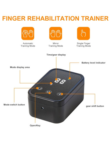 Guante Robótico de Rehabilitación BLIUJQ Mano Izquierda XL