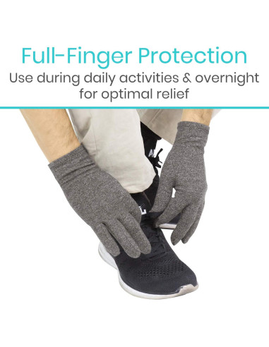 Guantes de Compresión Vive para Artritis - Dedos Completos - Unisex