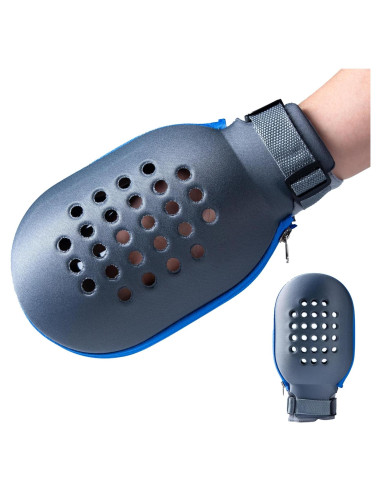 Guantes de restricción grandes MiloZen con cremallera y ventilación