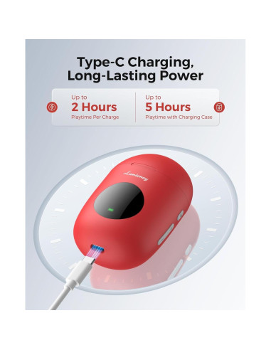 Estimulador Muscular TENS Inalámbrico Lanieney U8PRO 2 Canales