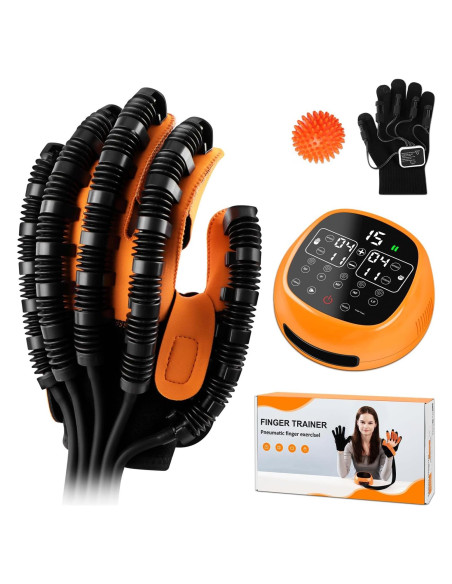 Guantes de Rehabilitación JBMBHC para Mano Izquierda L Naranja Guantes de Rehabilitación JBMBHC para Mano Izquierda L Naranja