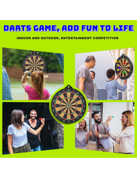 Tablero de Dardos Magnético Beayuck 35.56 cm para Niños
