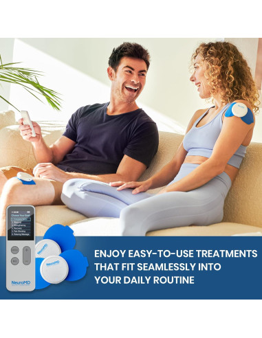 NeuroMD Estimulador Muscular TENS Inalámbrico para Alivio del Dolor