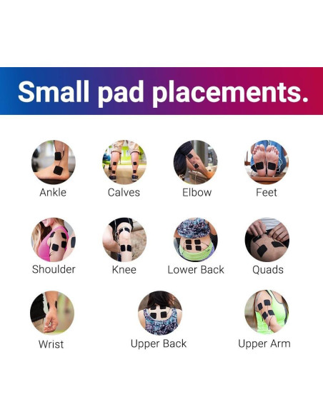 iReliev Estimulador Muscular TENS + EMS para Alivio del Dolor