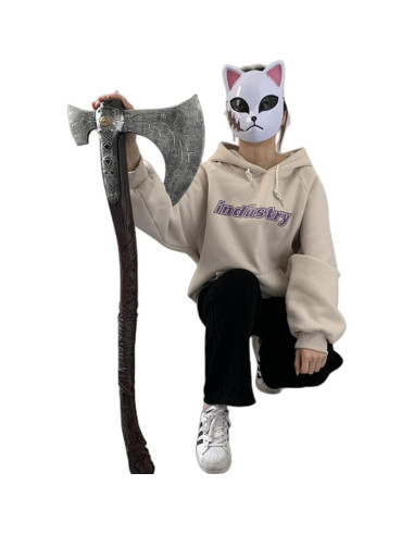 Hacha de Espuma PU Grande damdos 93cm para Cosplay Halloween