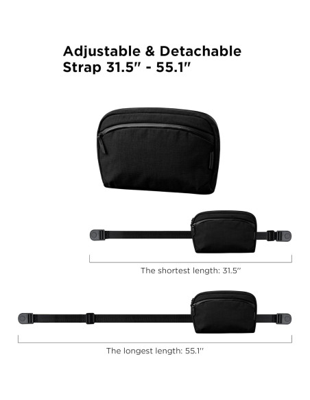 Bolsa de Hombro Compacta ALPAKA Flight Sling 2L 400D Negra