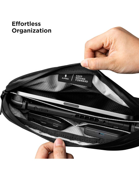 Bolsa de Hombro Compacta ALPAKA Flight Sling 2L 400D Negra