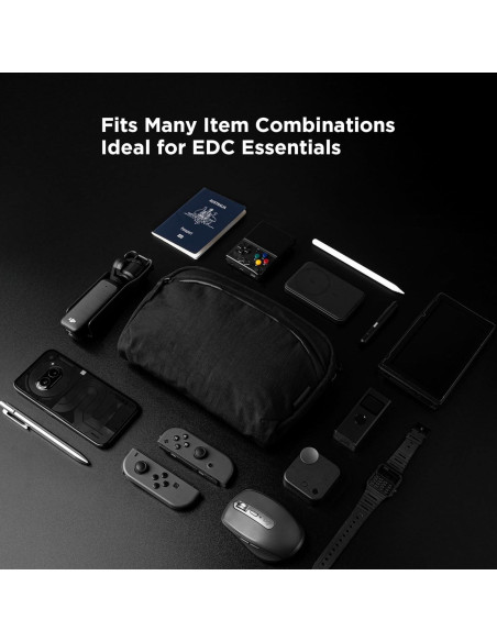 Bolsa de Hombro Compacta ALPAKA Flight Sling 2L 400D Negra