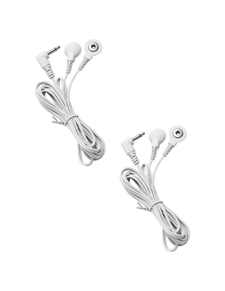 Cables de Conexión TENS VOVOU 3.5mm - 2 Paquetes Duraderos