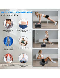 Plataforma de Vibración Homesy VP-1 para Ejercicio y Pérdida de Peso 2