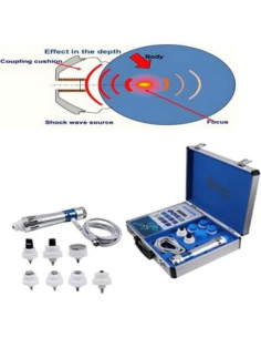 Máquina de Terapia de Ondas de Choque ANZHOU sw14a 4.29kg 2