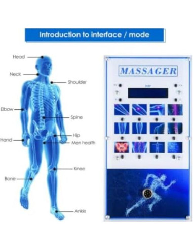 Máquina de Terapia de Ondas de Choque ANZHOU sw14a 4.29kg