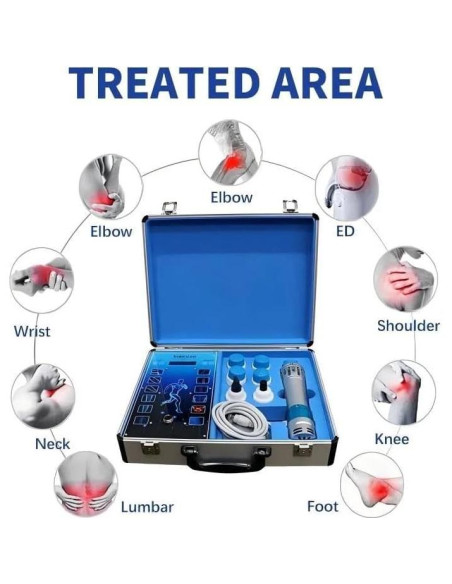 Máquina de Terapia de Ondas de Choque WKL-SW14B para Alivio Muscular