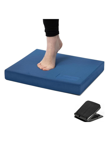 Kit de Estiramiento y Equilibrio StrongTek - Tabla Inclinada y Almohadilla Kit de Estiramiento y Equilibrio StrongTek - Tabla Inclinada y Almohadilla